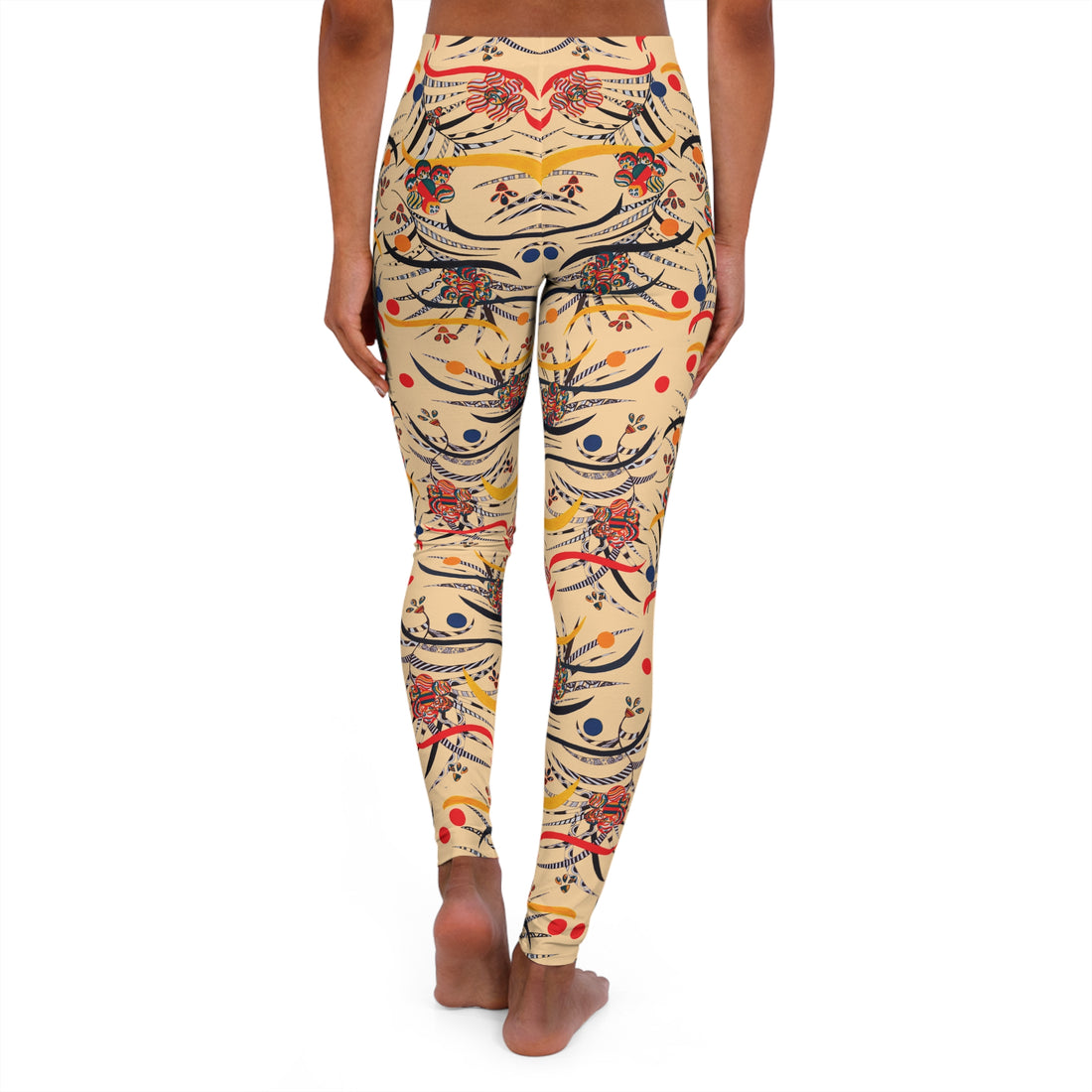 Tuscan Wilderness Print Spandex Leggings