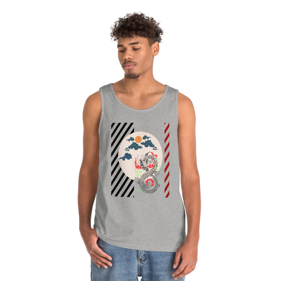 Oriental Dragon Unisex Tank Top