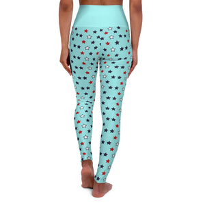 Icy Blue Stargirl Yoga Leggings