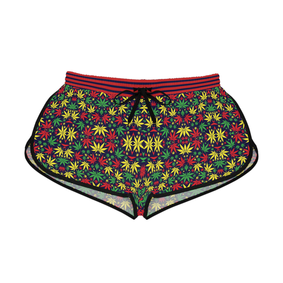 Ink Tropical Rasta Toned Relaxed Gym Shorts