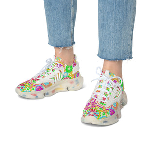 Lemon 70's Vibe OTT Women's Mesh Knit Sneakers
