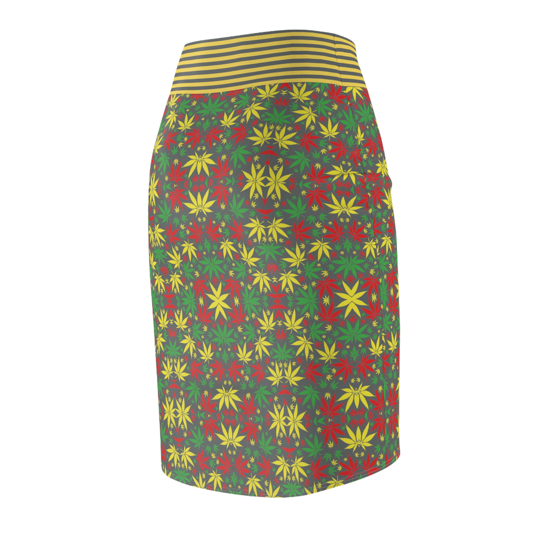 Ash Tropical Rasta Toned Pencil Skirt