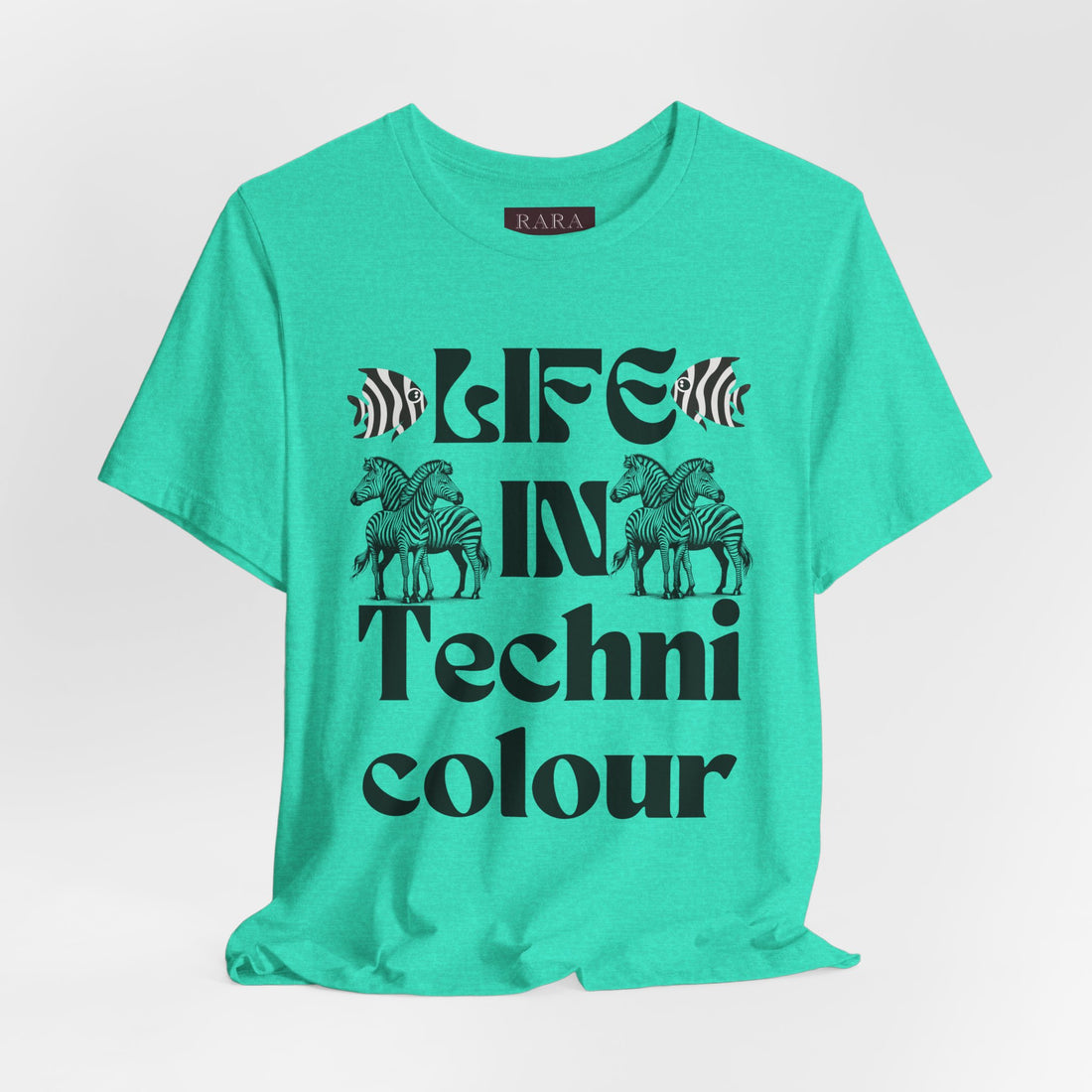 Life In Colour Typography Unisex Jersey Tee