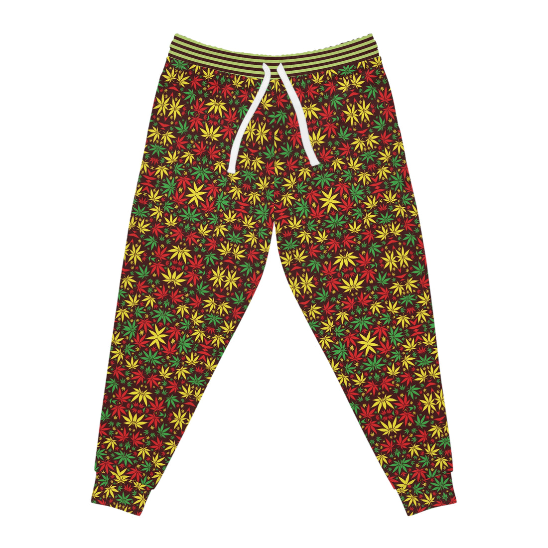 Marsala Tropical Rasta toned Unisex Joggers