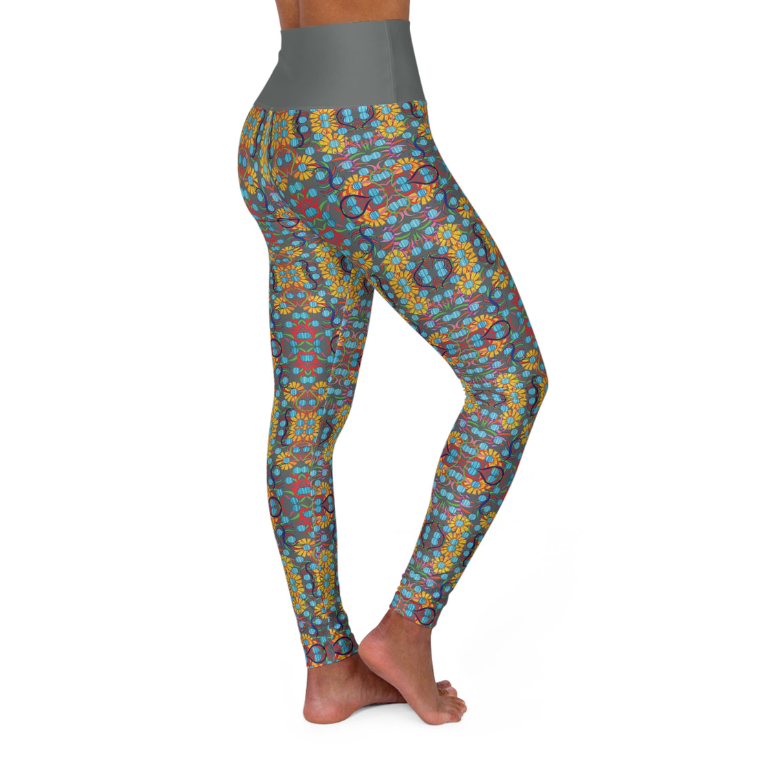 Ash Sunflower Yoga Leggings