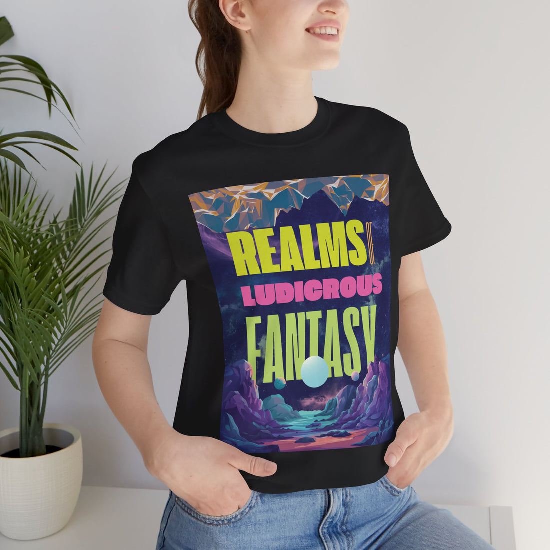 Fantasy Typography Unisex Jersey Tee