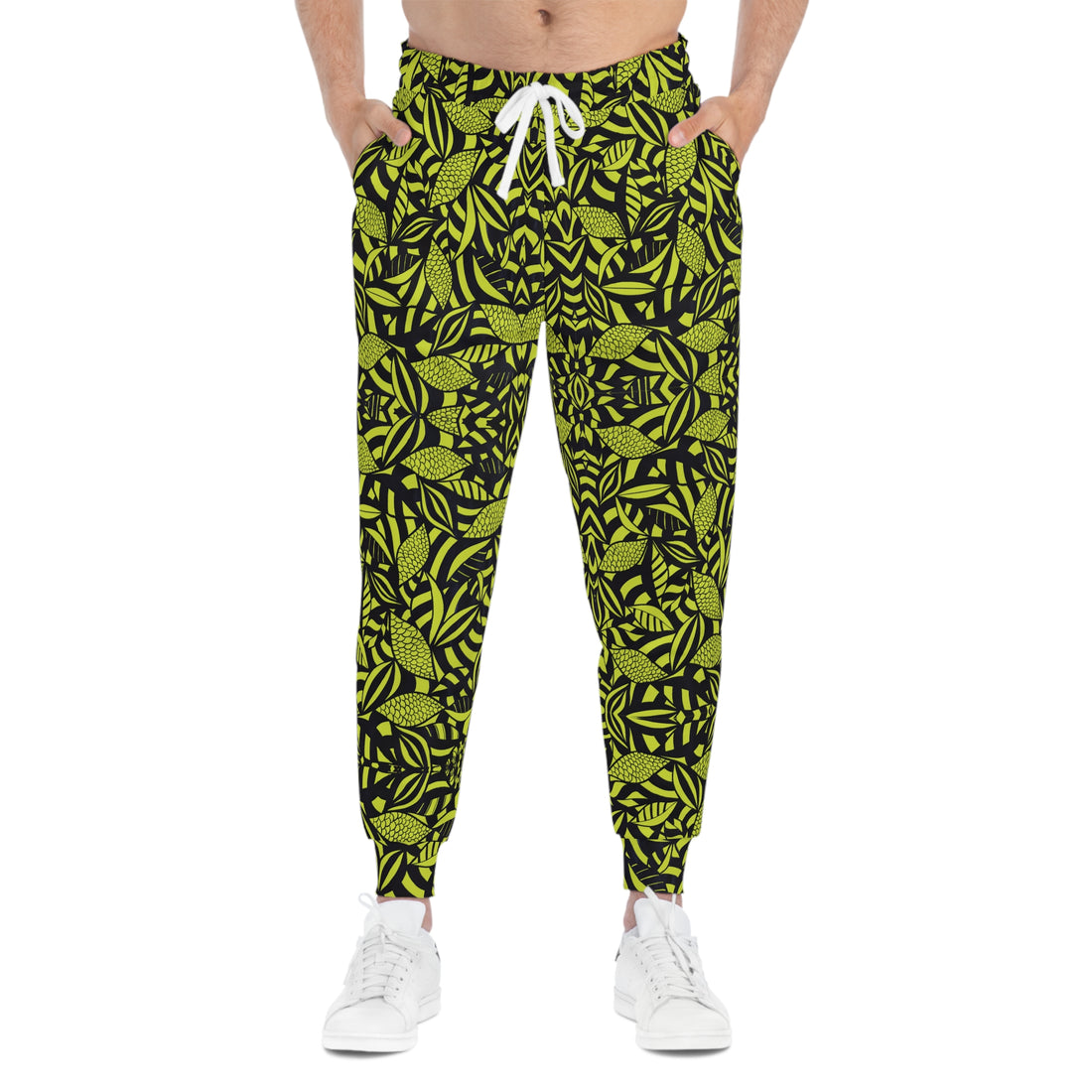 Lime Tropical Minimalist Unisex Joggers