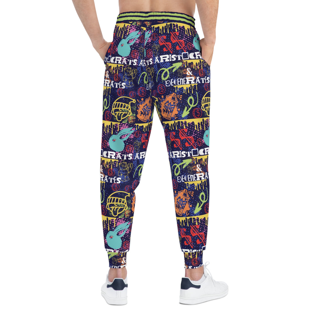 Navy Polar Graphic Unisex Joggers