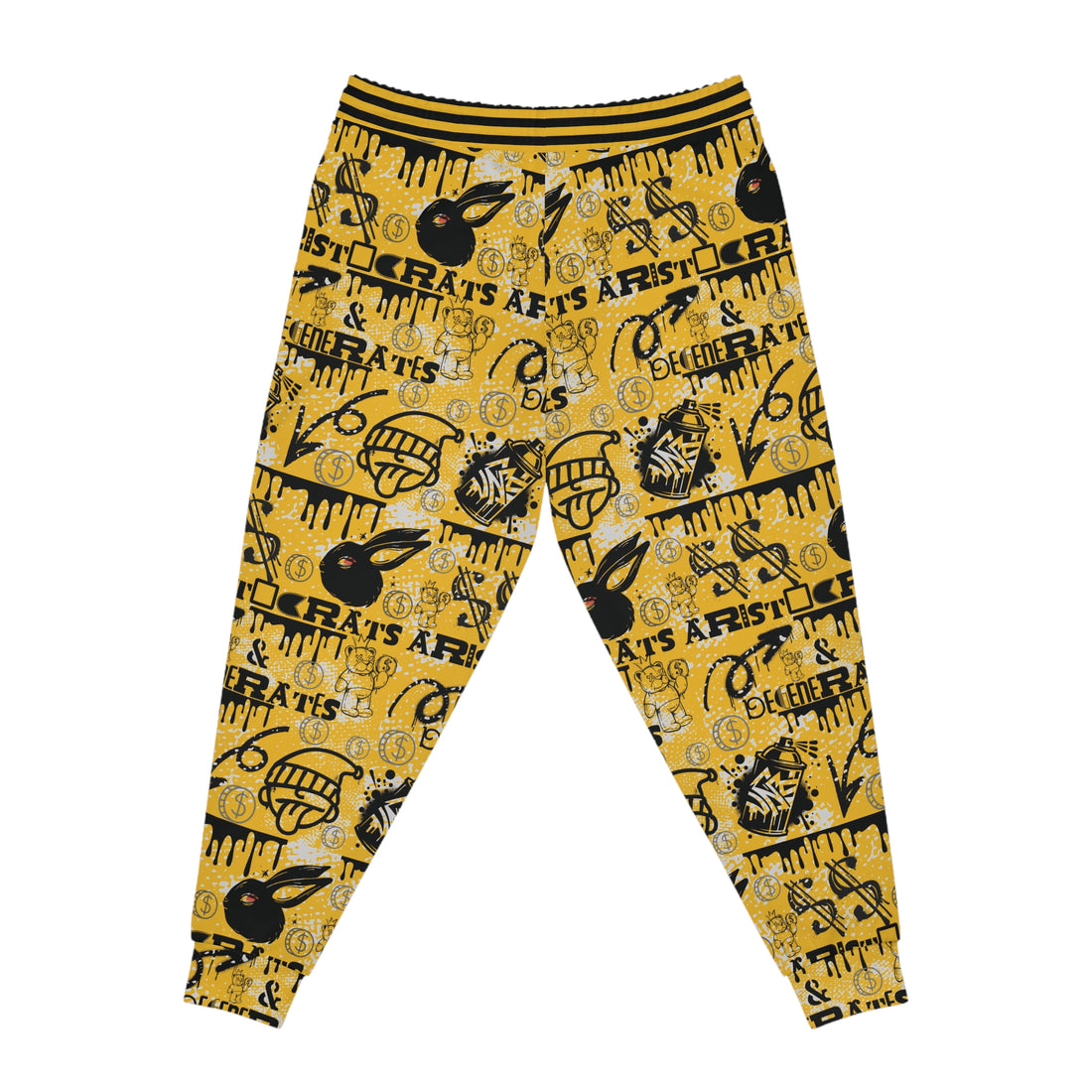 Yellow Polar Graphic Unisex Joggers