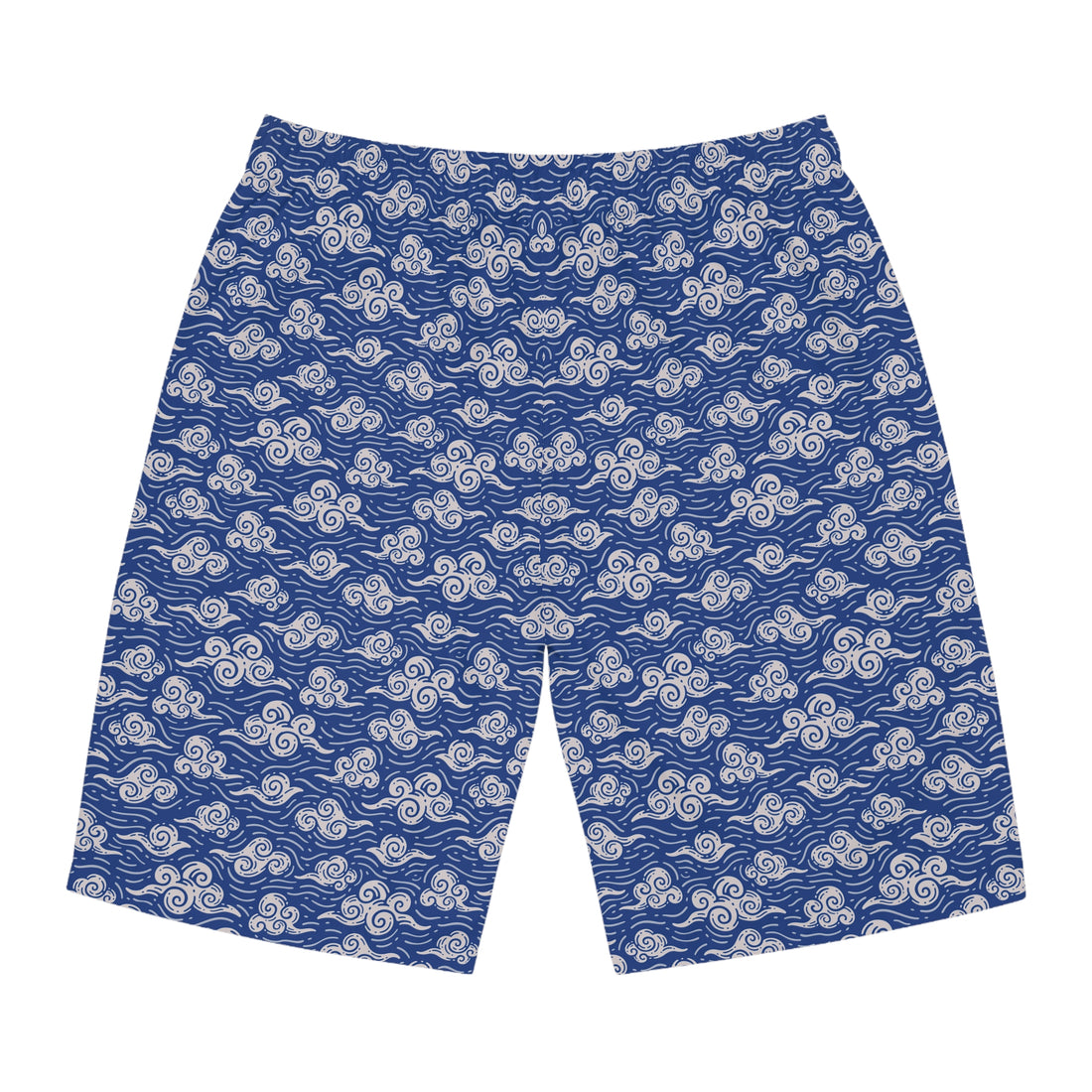 Blue Oriental Clouds Men's Board Shorts (AOP)