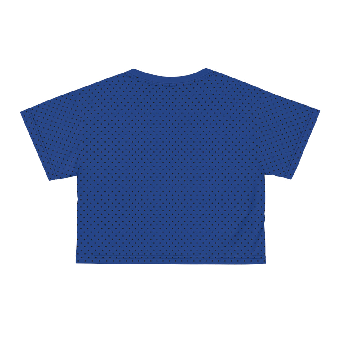 Blue Red Eve Core AOP Crop Tee