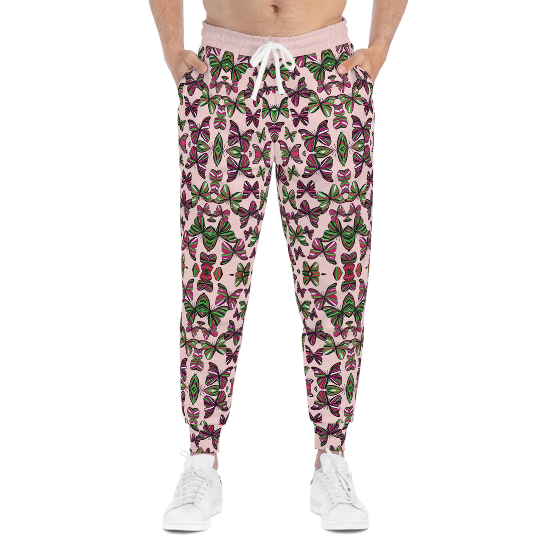 Mocha Butterflies Kaleidoscope AOP Joggers