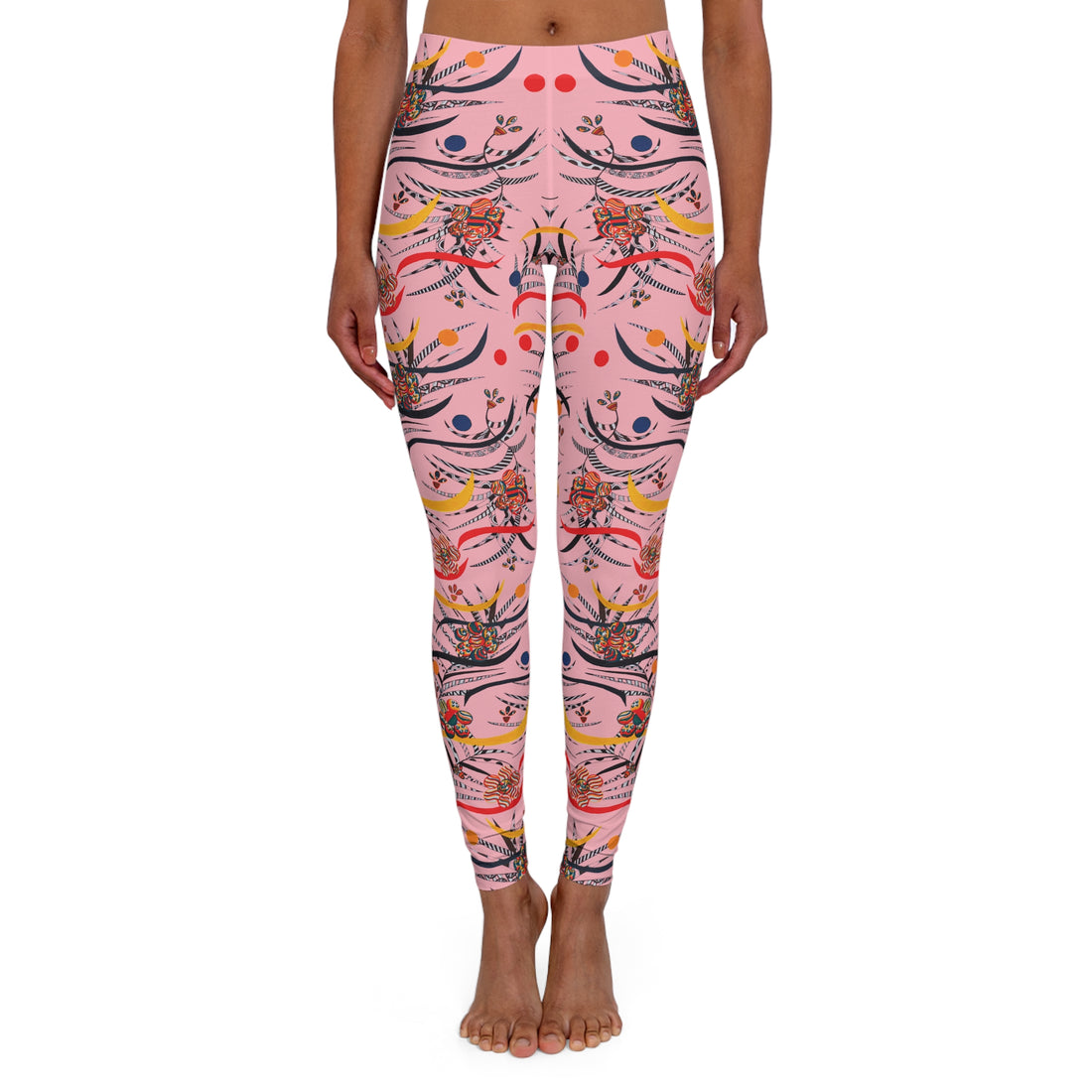 Blush Wilderness Print Spandex Leggings