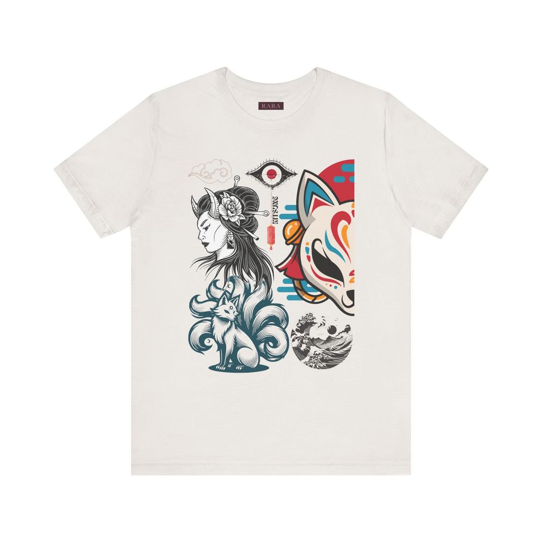 Japanese Kitsune Unisex Jersey Tee