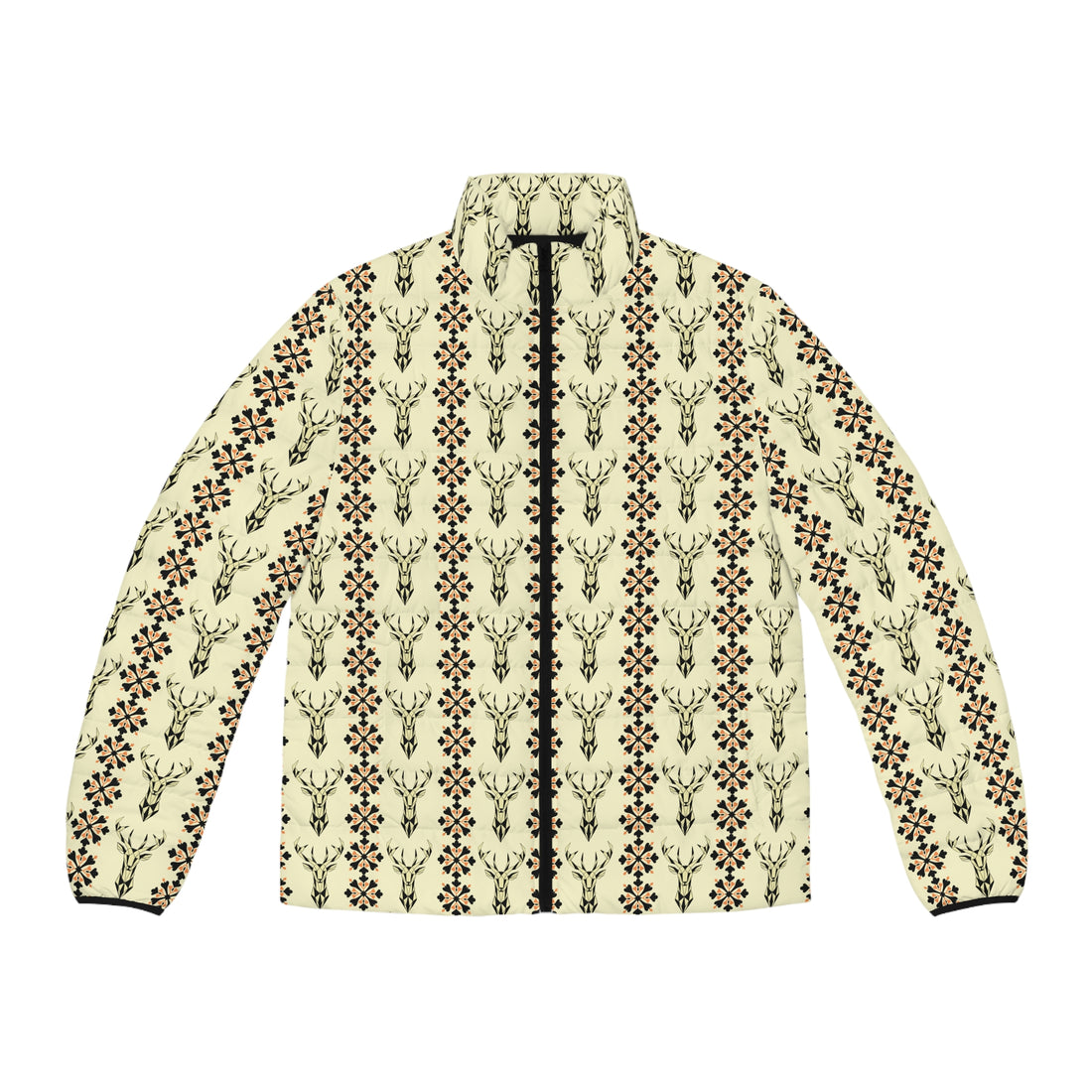 Cream Stag Galore Ott Men's Puffer Jacket