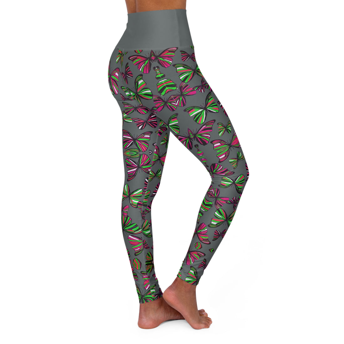 Ash butterfly kaleidoscope Yoga Leggings