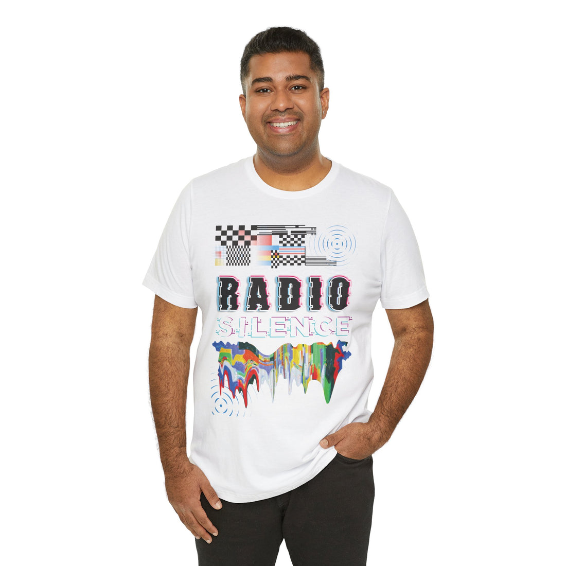 Radio Silence Typography Unisex Jersey Tee