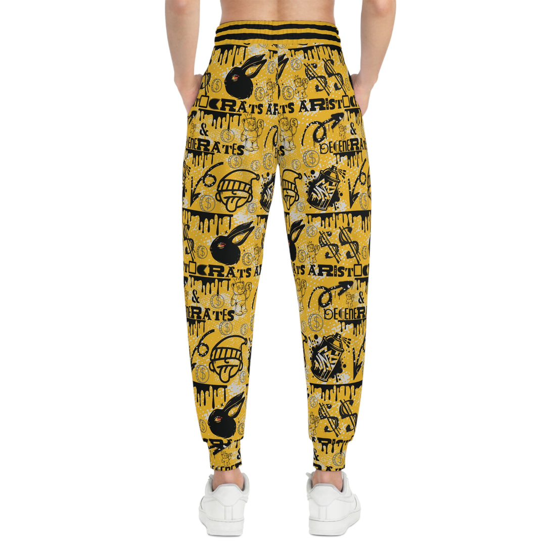 Yellow Polar Graphic Unisex Joggers