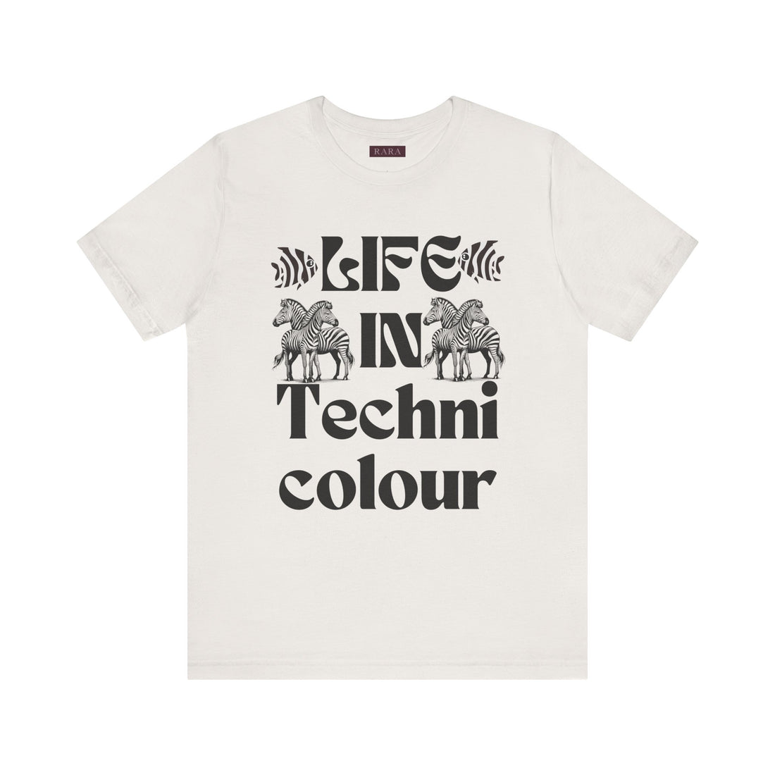 Life In Colour Typography Unisex Jersey Tee