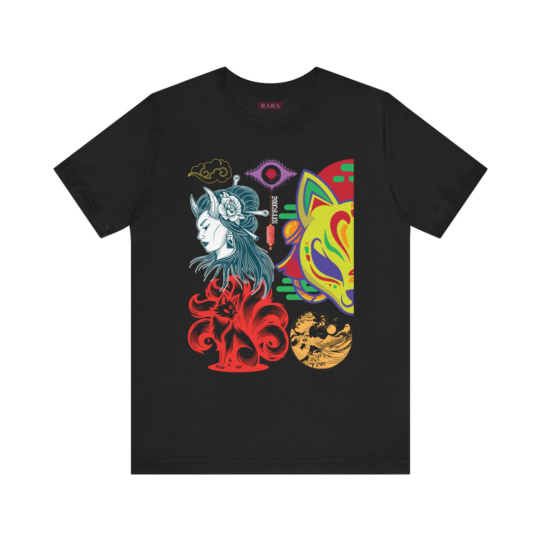 Japanese Kitsune Unisex Jersey Tee