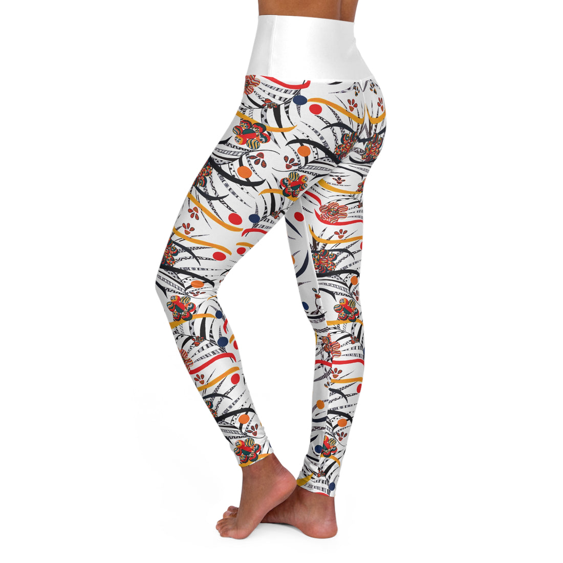 White Wilderness Yoga Leggings