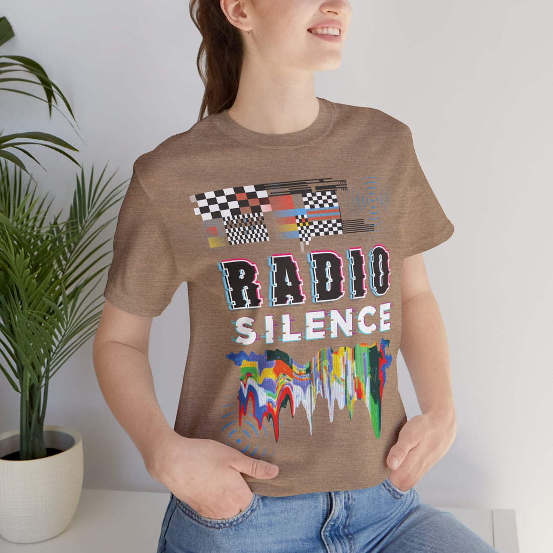 Radio Silence Typography Unisex Jersey Tee