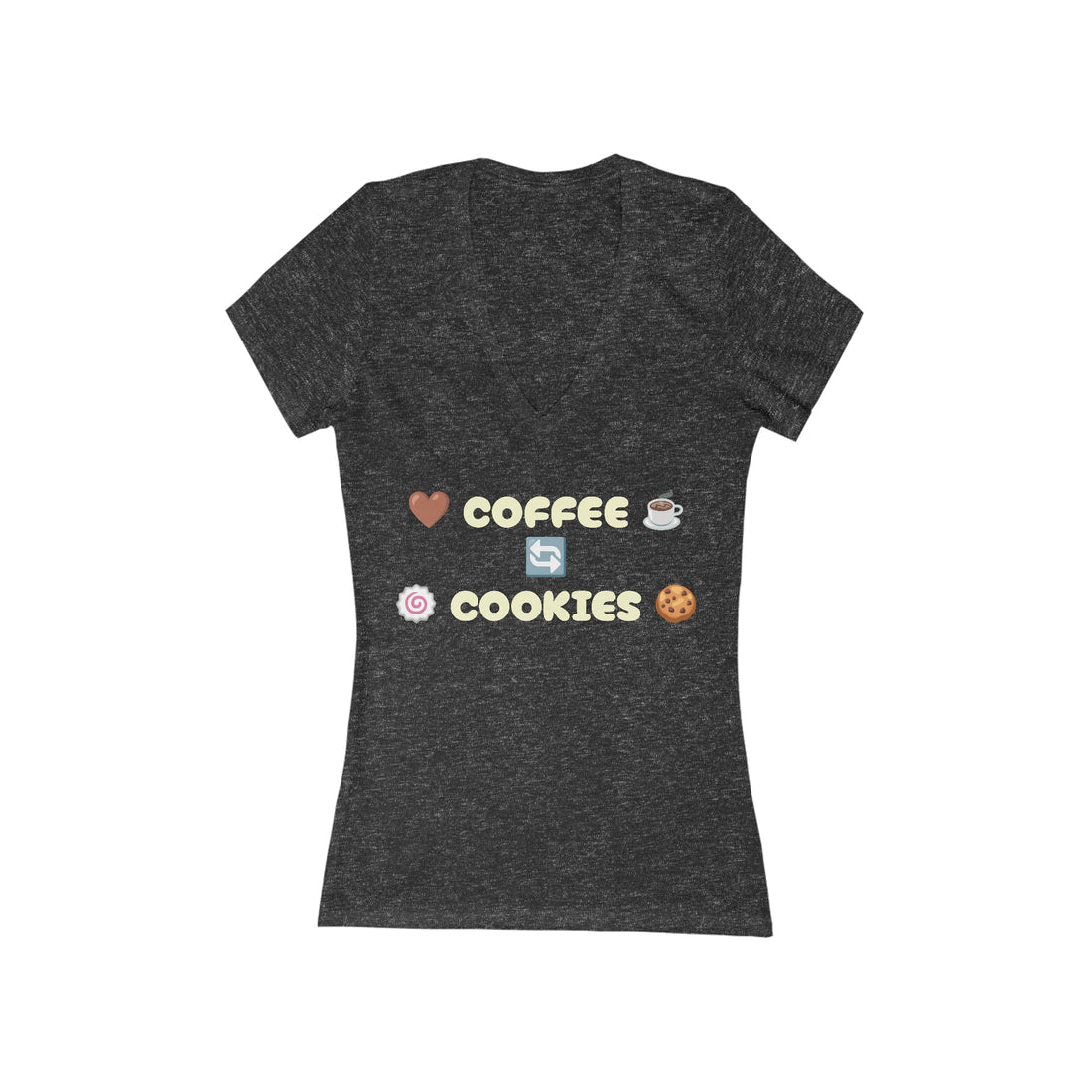 Women's Jersey Coffee Lover V-Neck Tee