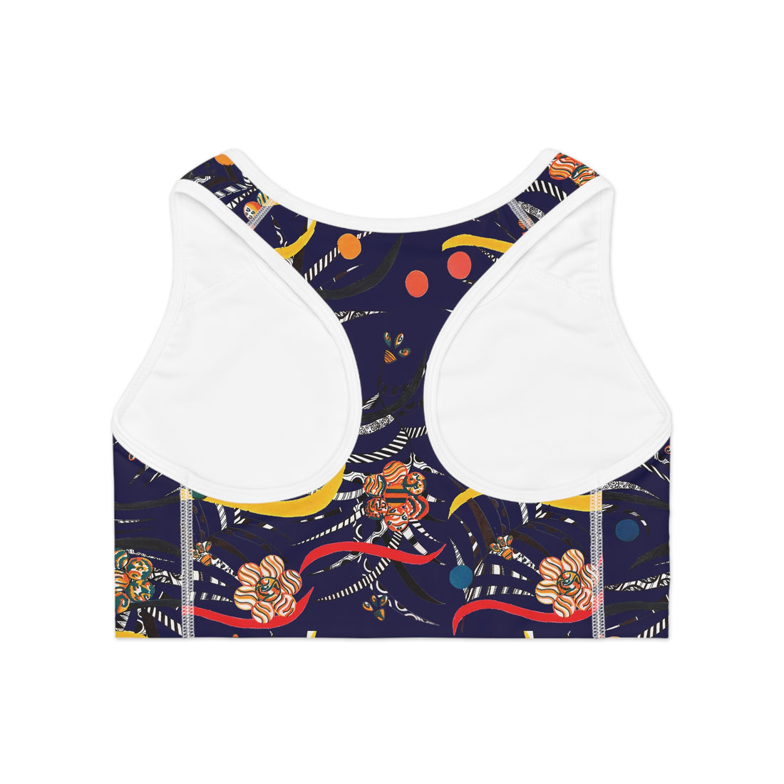 Ink Wilderness Print Racer Back (AOP) Sports Bra