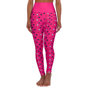 Hot Pink Stargirl Yoga Leggings
