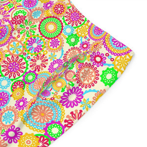 Lemon 70's Vibe Men's Board Shorts (AOP)