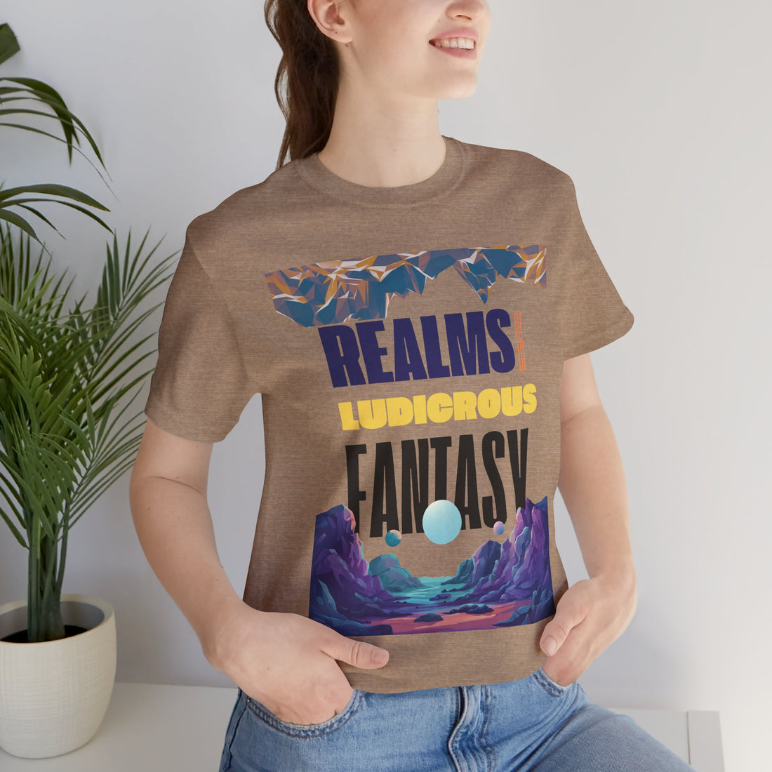 Fantasy Typography Unisex Jersey Tee