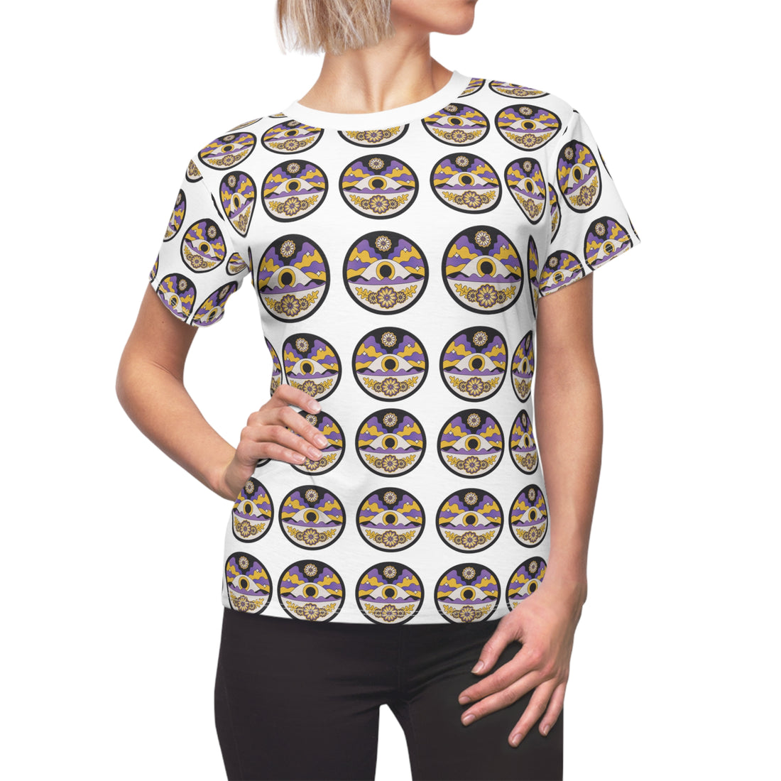 Eye Spy AOP Women's Cap Sleeves T-shirt