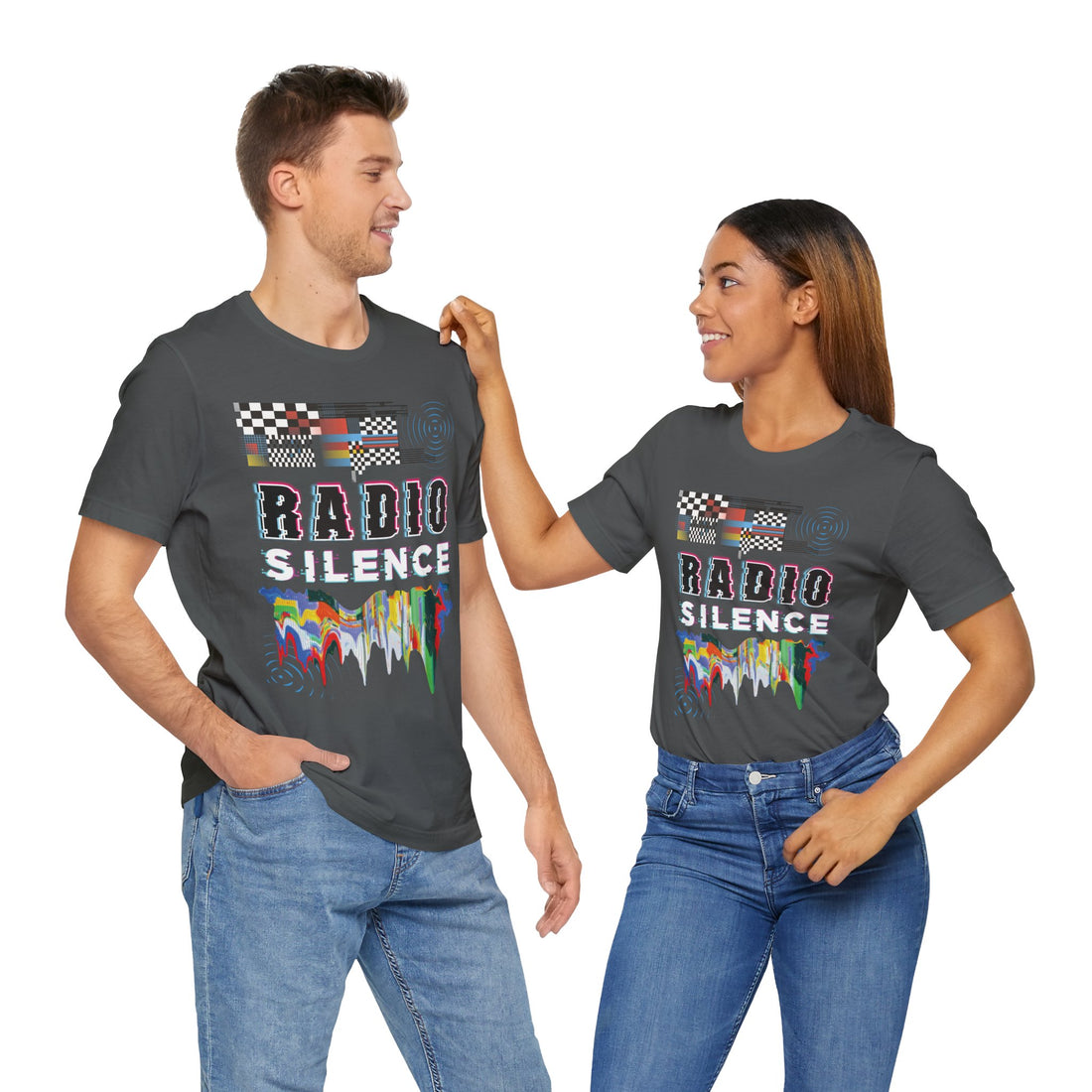 Radio Silence Typography Unisex Jersey Tee