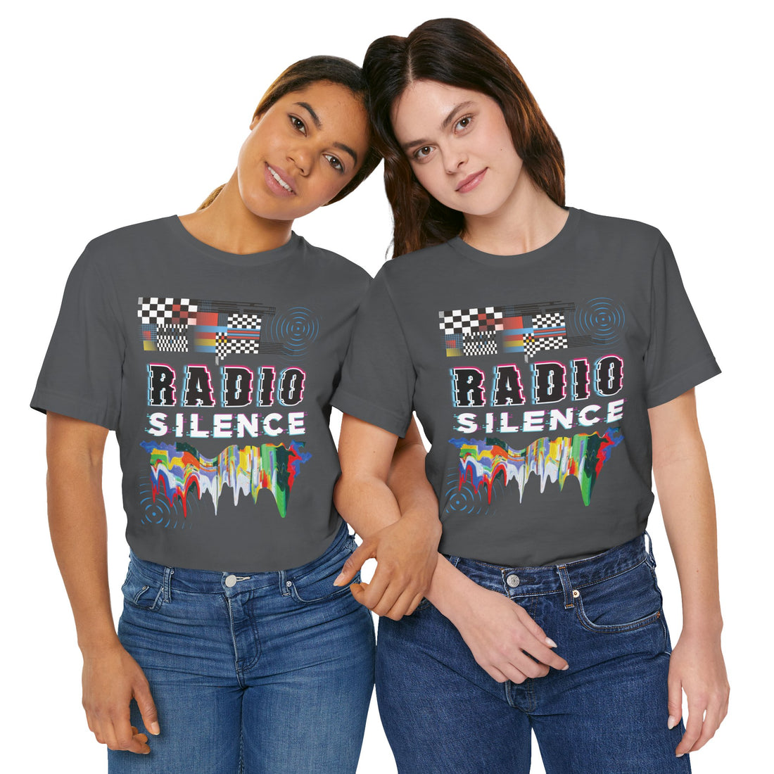 Radio Silence Typography Unisex Jersey Tee