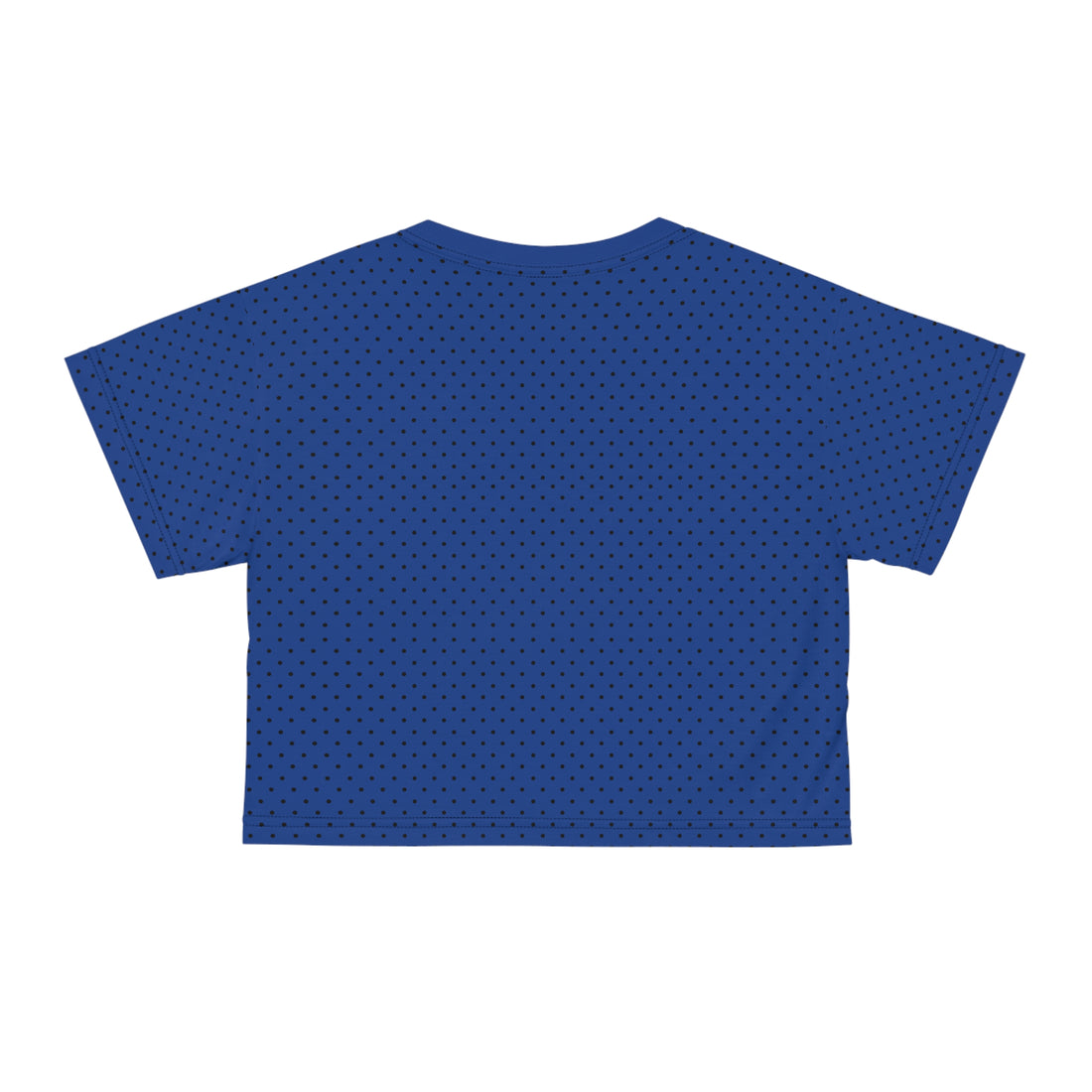 Blue Red Eve Core AOP Crop Tee