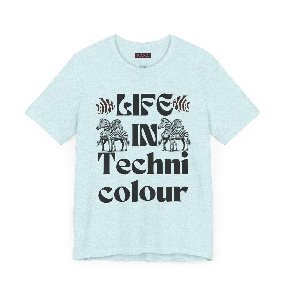 Life In Colour Typography Unisex Jersey Tee