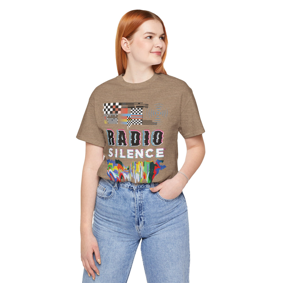 Radio Silence Typography Unisex Jersey Tee