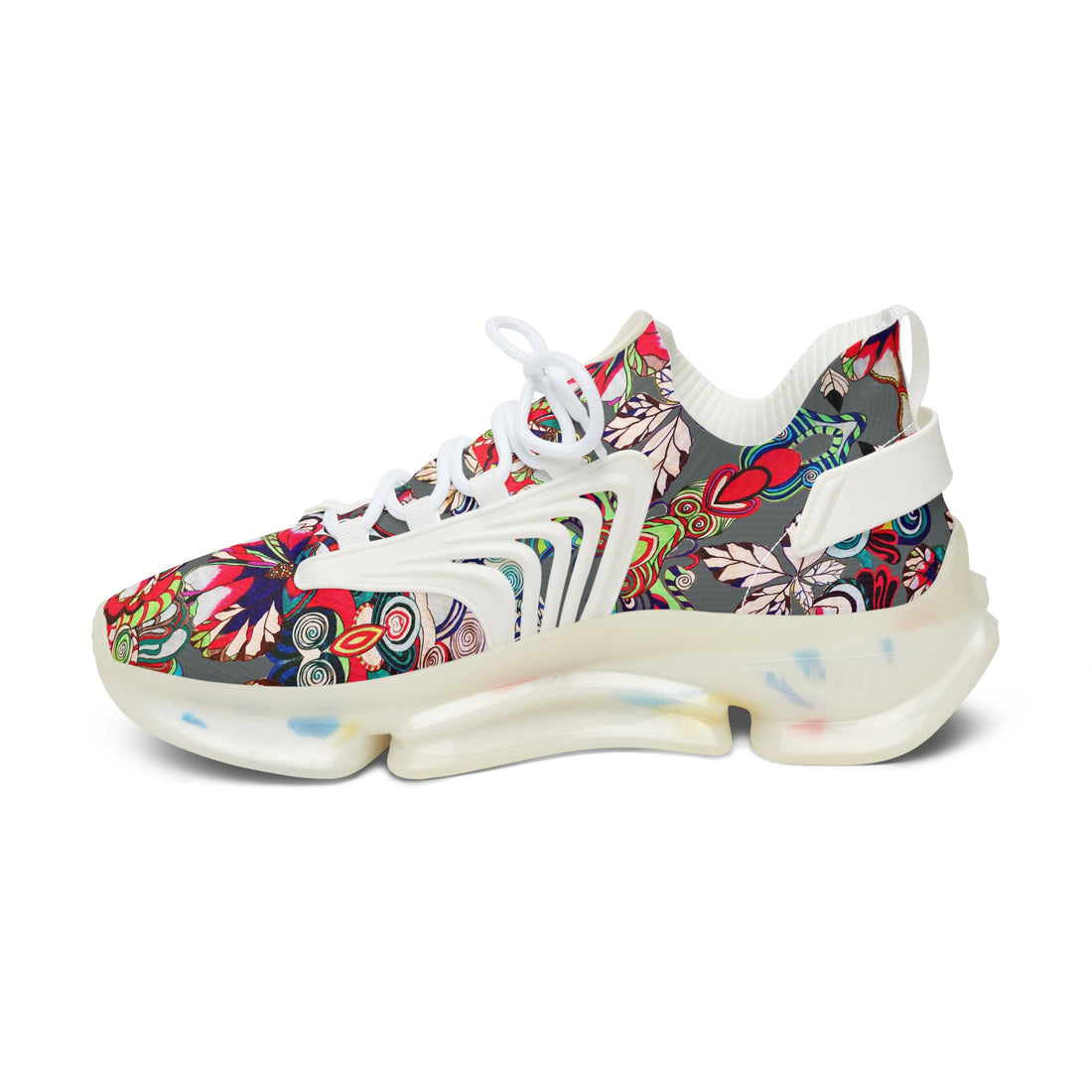 Ash Floral Pop OTT Women's Mesh Knit Sneakers