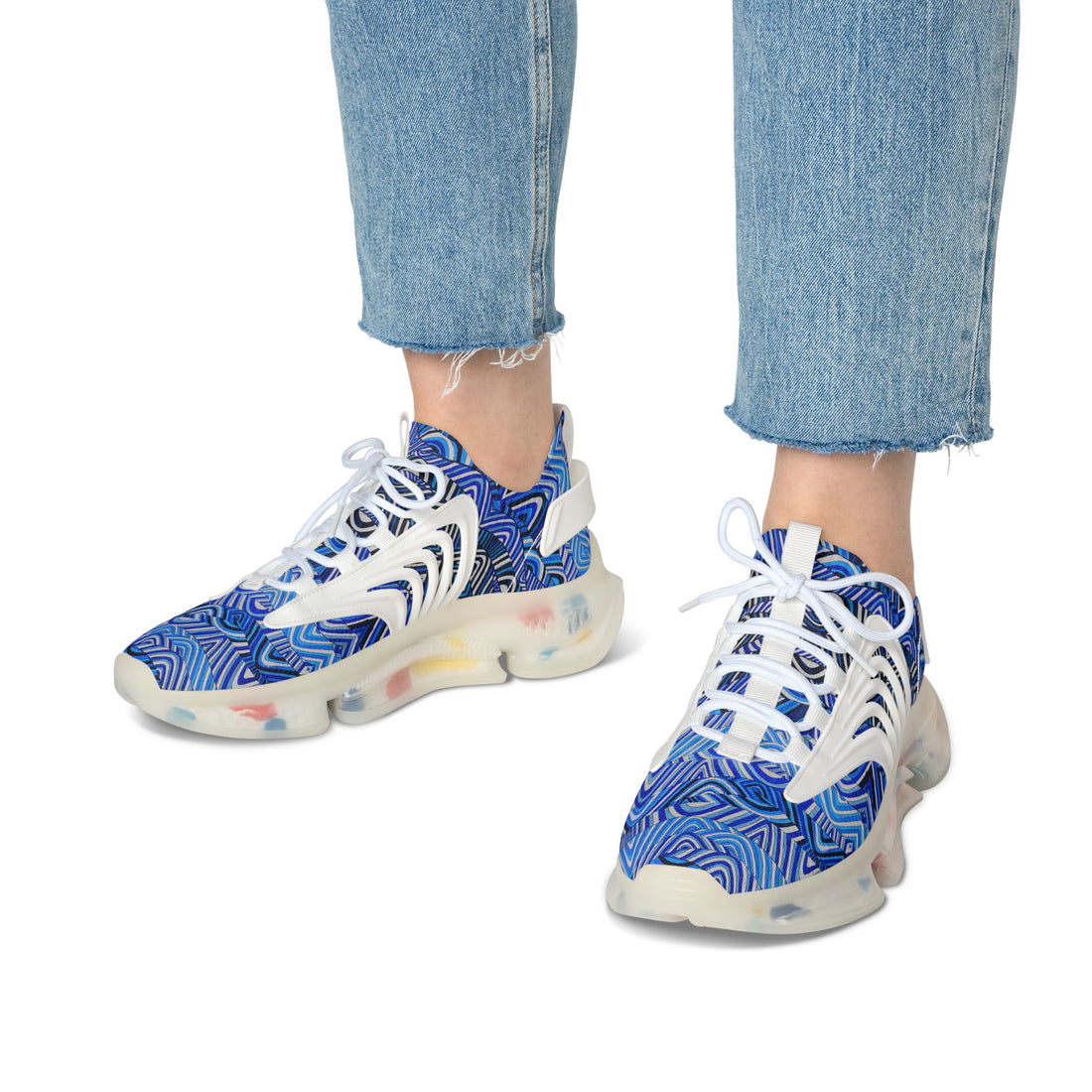 Slate Sonic OTT Women's Mesh Knit Sneakers
