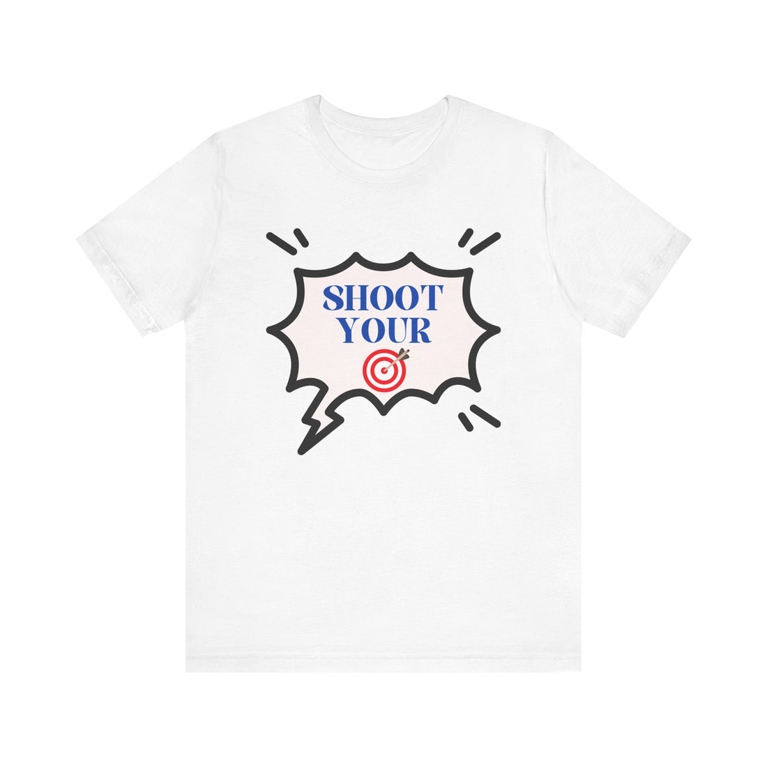 Unisex Statement Typography Jersey Tee