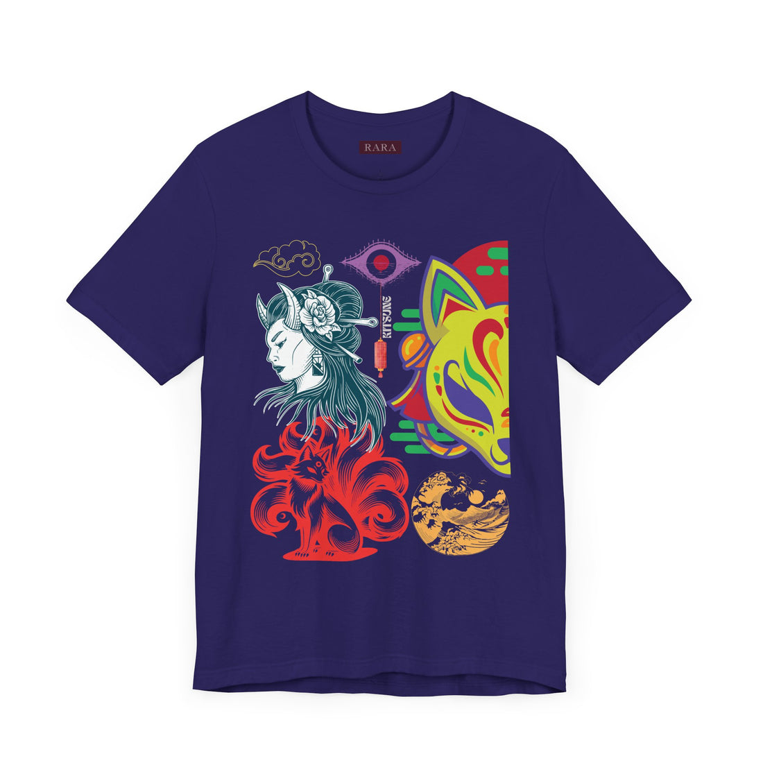 Japanese Kitsune Unisex Jersey Tee