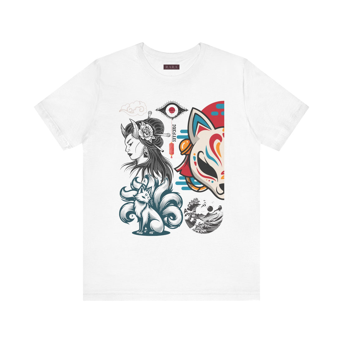 Japanese Kitsune Unisex Jersey Tee