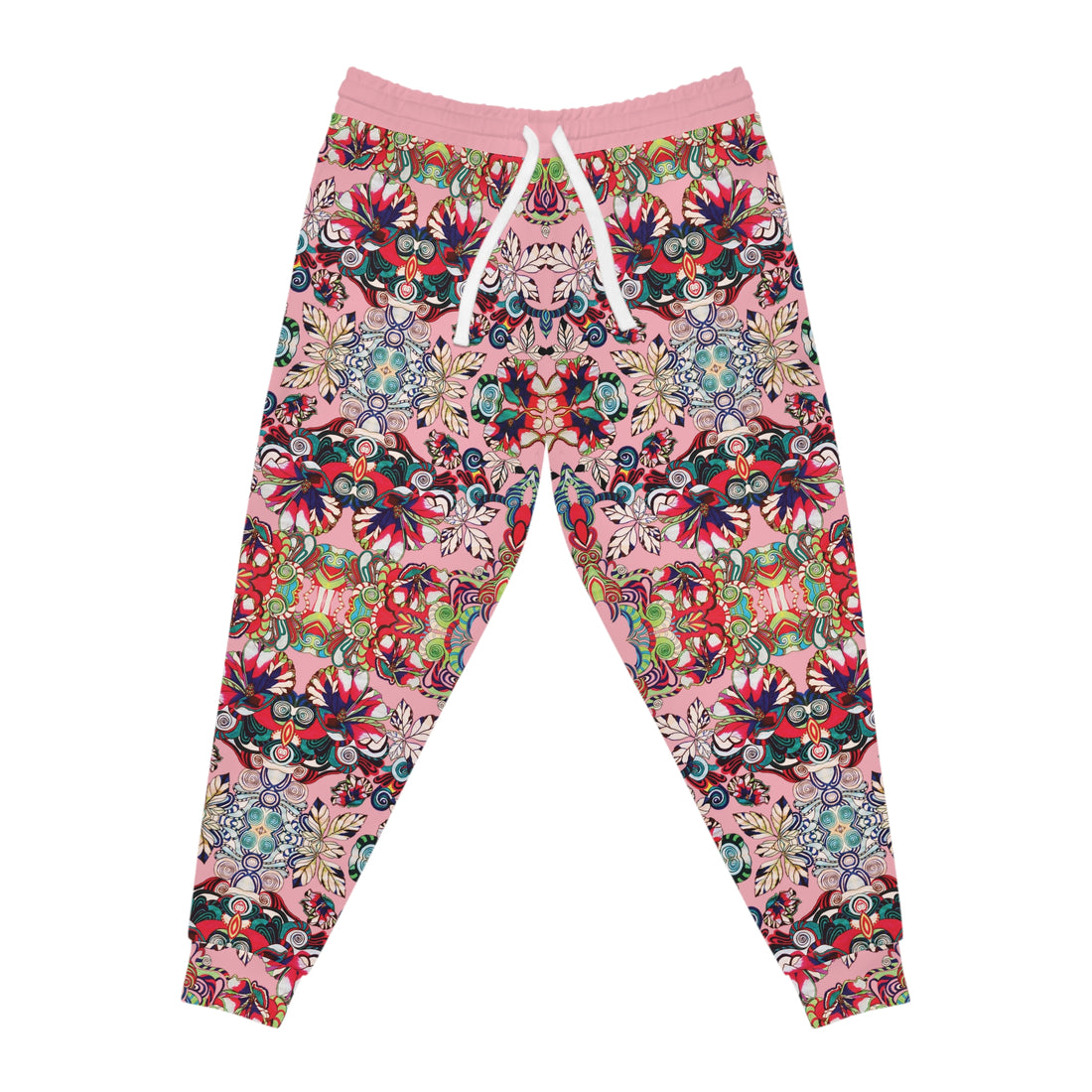 Blush Graphic Floral Pop AOP Joggers