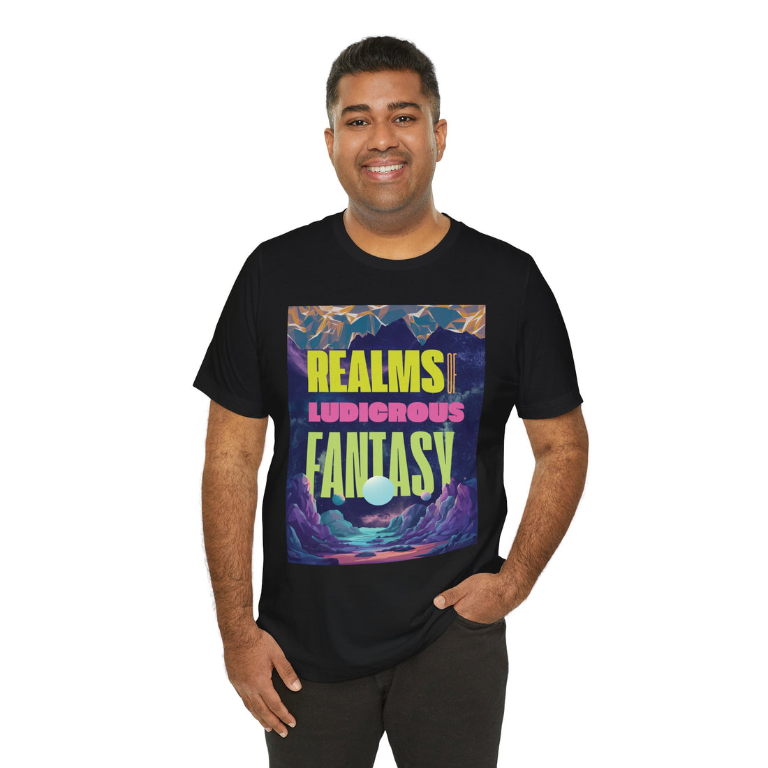 Fantasy Typography Unisex Jersey Tee