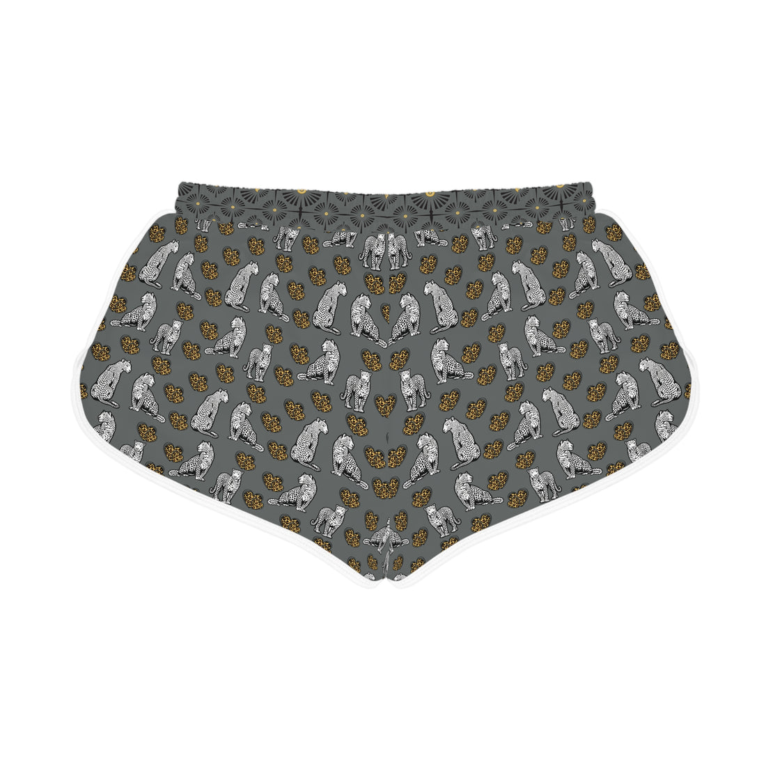 Ash Cheetah Hearts Relaxed Shorts