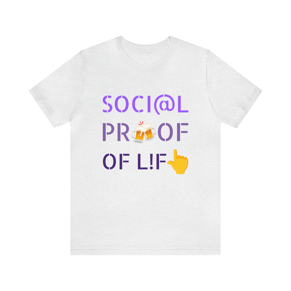 Unisex Social Proof Jersey Tee