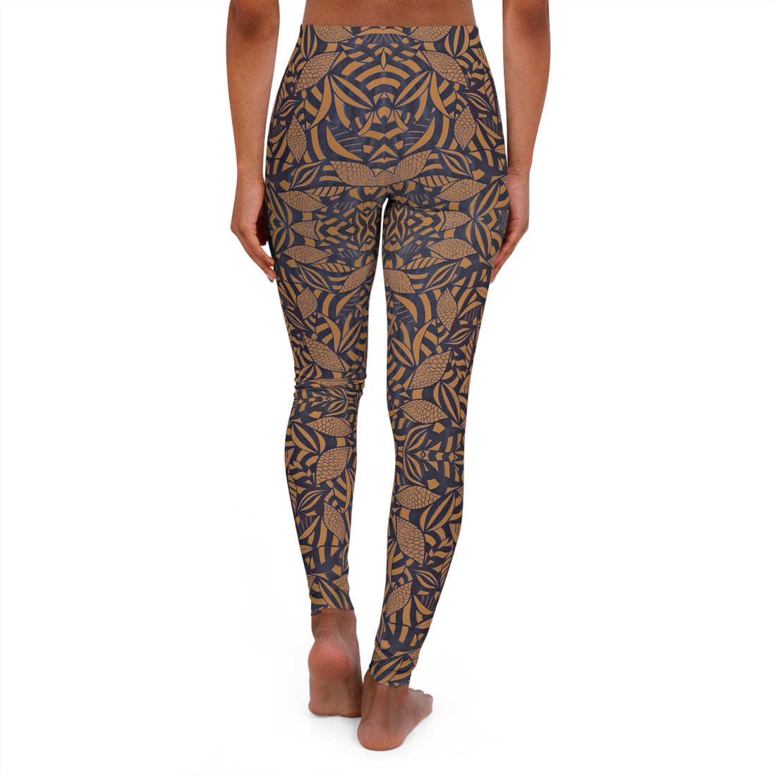 Tussock Tropical Minimalist Spandex Leggings