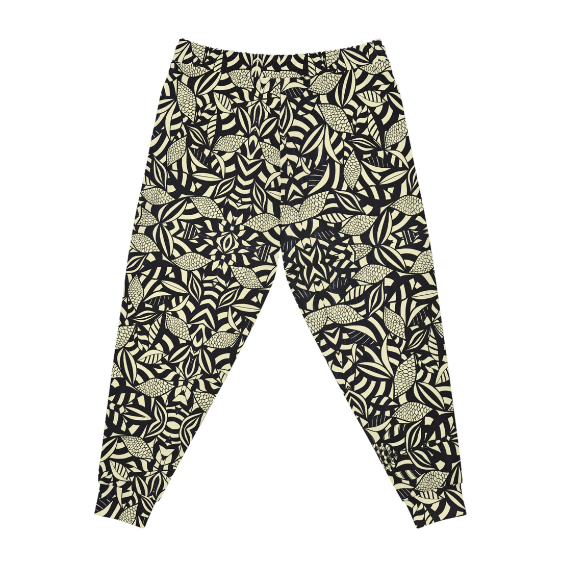 Cream Tropical Minimalist Unisex Joggers