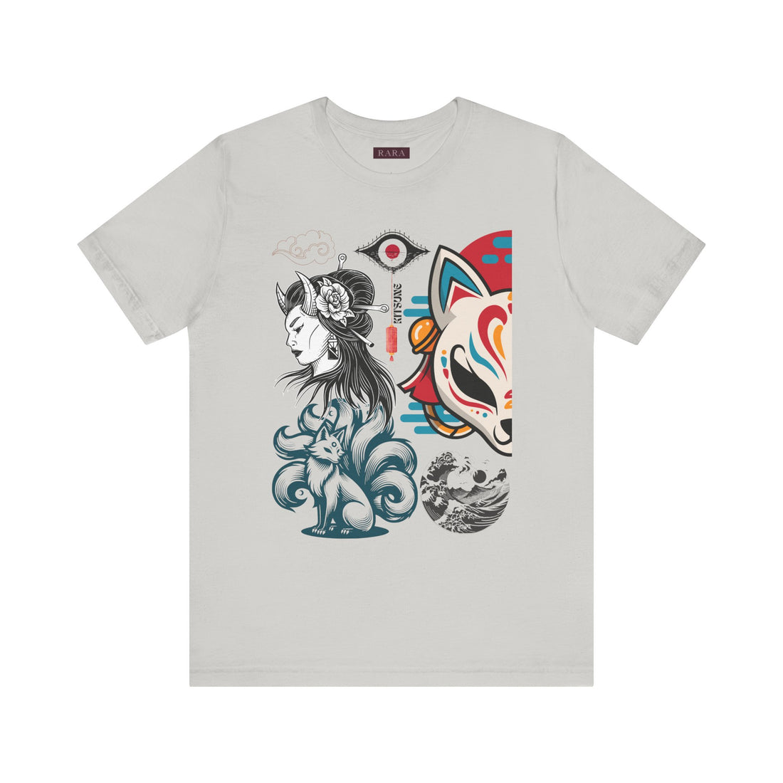 Japanese Kitsune Unisex Jersey Tee