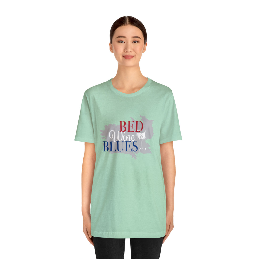 Unisex Jersey Bed & Wine Tee